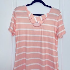 Pink & White Stripe Dress